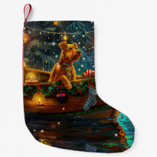 Petite Chaussette De Noël Croisière festive de Noël d'Airedale