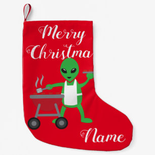 Petite Chaussette De Noël Cuisine barbecue Alien Thunder_Cove