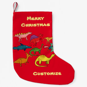 Petite Chaussette De Noël Cute Dinosaur Collection Thunder_Cove 