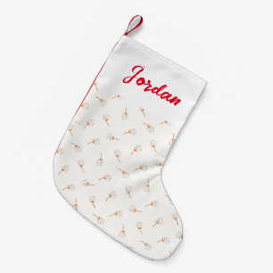 Petite Chaussette De Noël Cute Polka Dot Motif