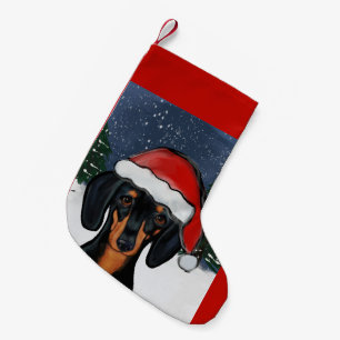 PETITE CHAUSSETTE DE NOËL DACHSHING