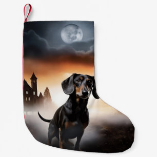 Petite Chaussette De Noël Dachshund Halloween Épouvantable