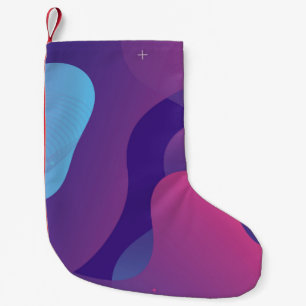 Petite Chaussette De Noël Design arrière - plan dégradé de couleur. Géomètre