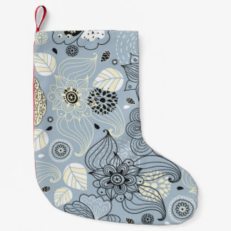 Petite Chaussette De Noël Design d'automne floral