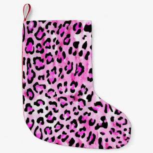 Petite Chaussette De Noël dessin à la main couleur rose sans couture motif l