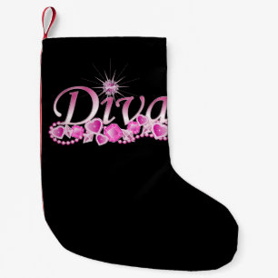 Petite Chaussette De Noël Diva Bling