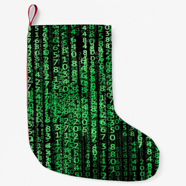 Petite Chaussette De Noël Données de technologie matricielle (Devant)