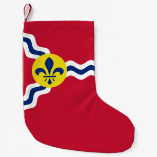 Petite Chaussette De Noël Drapeau de Saint-Louis, Missouri