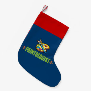 Petite Chaussette De Noël Drôle du peintre