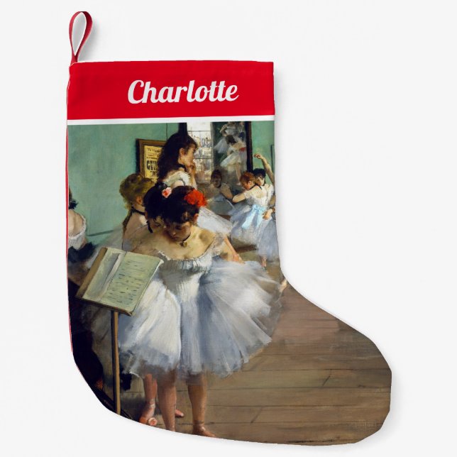 Petite Chaussette De Noël Edgar Degas - Classe Danse (Devant)
