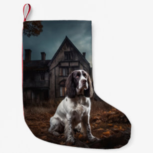 Petite Chaussette De Noël English Springer Spaniel Halloween Épouvantable