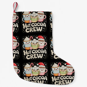 Petite Chaussette De Noël Équipe de cacao chaud de Noël Fête de Noël en fami