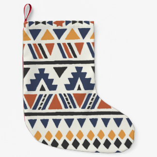 Petite Chaussette De Noël Ethnique aztèque : Main Tirée Sans Fil