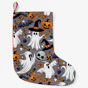 Petite Chaussette De Noël Fantômes Monstres mignons Éffrayants et Déplaisant