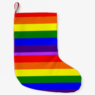 Petite Chaussette De Noël Fier arc-en-ciel - Réservation de Noël