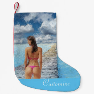 Petite Chaussette De Noël Fille Bikini Thunder_Cove