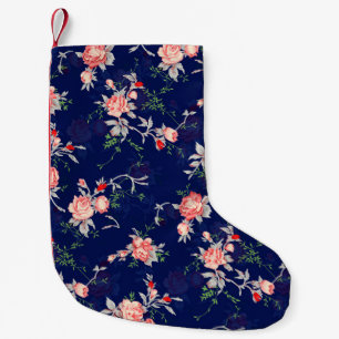 Petite Chaussette De Noël Fleur design florale sans joint, abstrait, floral,