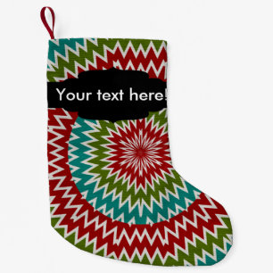 Petite Chaussette De Noël Fleur mandalaic hypnotique