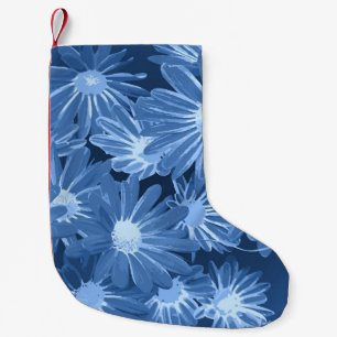 Petite Chaussette De Noël Fleurs rouges et jaunes 3