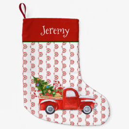 Petite Chaussette De Noël Flocon de neige Vintage de Noël