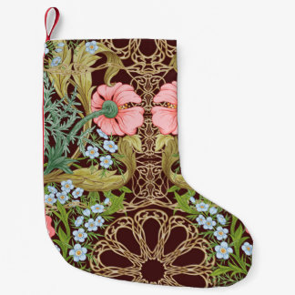 Petite Chaussette De Noël Floral motif sans couture, arrière - plan avec In 
