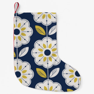 Petite Chaussette De Noël Floral style scandinave Motif sans couture