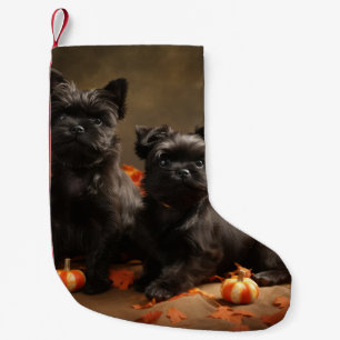 Petite Chaussette De Noël Français Chien Chien Chien Chien Chien Puppy Autom