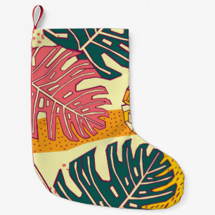 Petite Chaussette De Noël Fruits tropicaux, design motif