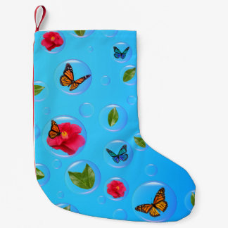 Petite Chaussette De Noël Frutiger Aero Butterfly Bubbles Christmas Stocking