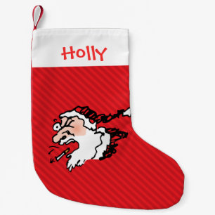 Petite Chaussette De Noël Fumer drôle Père Noël personnalisé