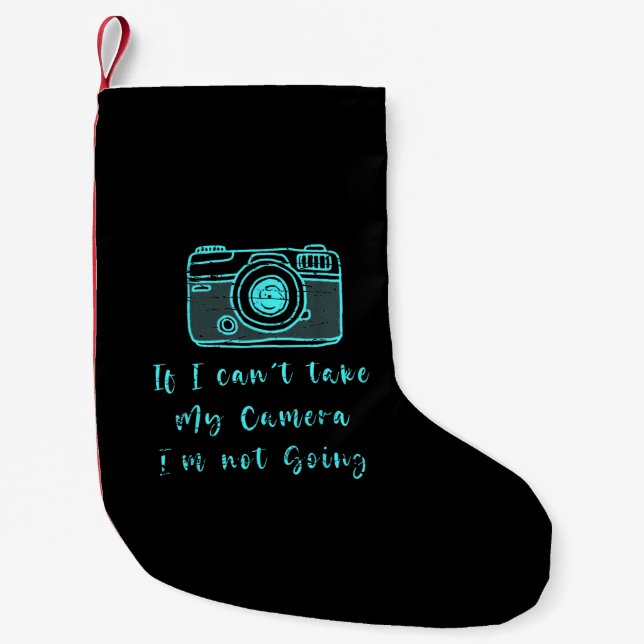 Petite Chaussette De Noël Fun Photographe Cadeau Cinématoire (Devant)