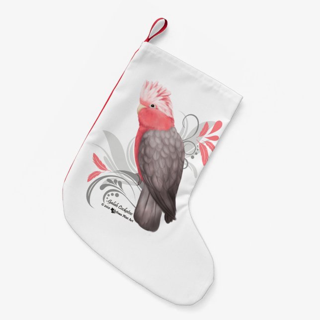 Petite Chaussette De Noël Galah Cockatoo (Devant (Accrochage))