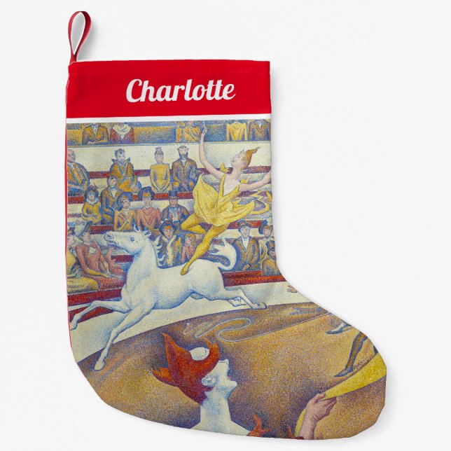 Petite Chaussette De Noël Georges Seurat - Le Cirque (Devant)