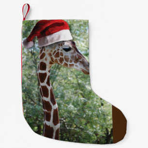 Petite Chaussette De Noël Giraffe de Noël