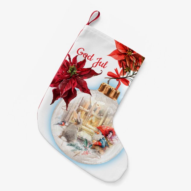 Petite Chaussette De Noël God  (Devant (Accrochage))