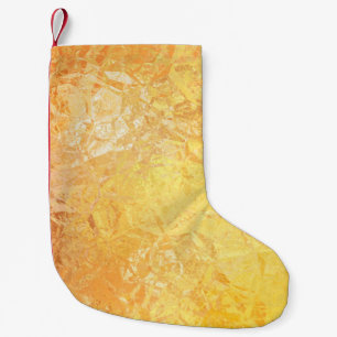 Petite Chaussette De Noël Gold Elegance : Abstrait Arrière - plan luxueux