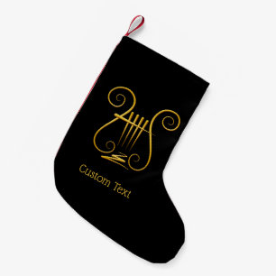 Petite Chaussette De Noël Golden lyre