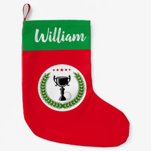 Petite Chaussette De Noël Golf Trophée Noël Stocking