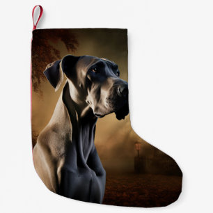 Petite Chaussette De Noël Grand Danois Halloween Effrayant