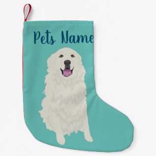 Petite Chaussette De Noël Grande Pyrénées personnalisées