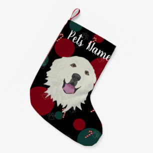 Petite Chaussette De Noël Grande Pyrénées personnalisées 