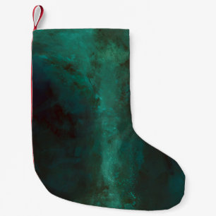 Petite Chaussette De Noël Gritté de peinture texture