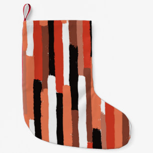 Petite Chaussette De Noël Grunge brushstrokies géométrique sans couture moti