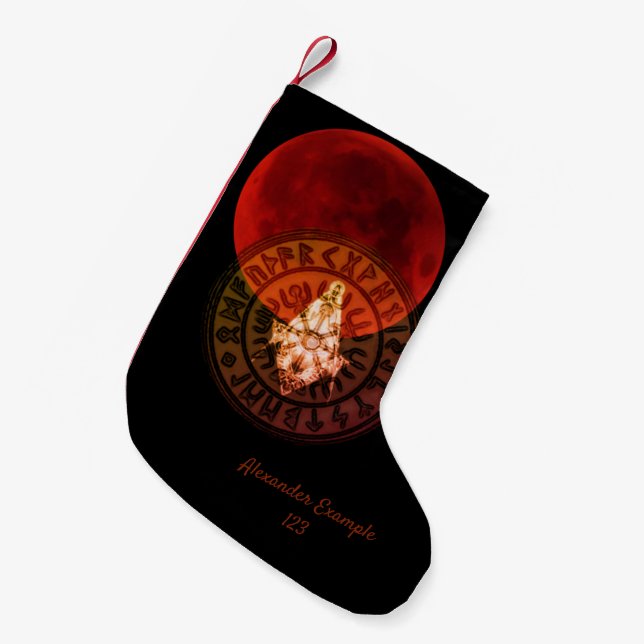 Petite Chaussette De Noël Guerrier maçonnique (Devant (Accrochage))