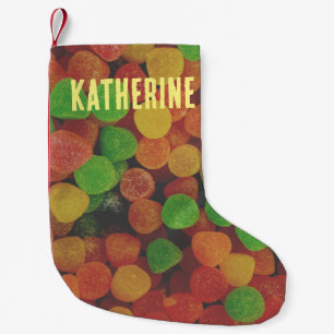 Petite Chaussette De Noël Gumdrops Personnalisés Candy mignon