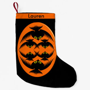 Petite Chaussette De Noël Halloween Crows Custom Christmas Stocking