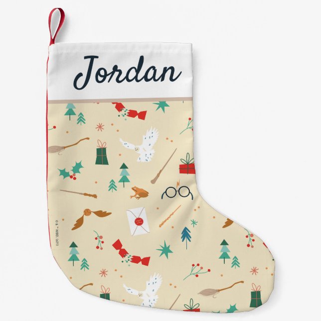 Petite Chaussette De Noël Harry Potter | Motif d'icône de vacances (Devant)