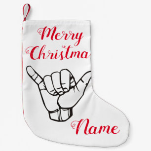 Petite Chaussette De Noël Hawaï Shaka Brah Wave Thunder_Cove