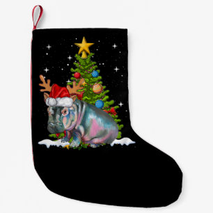 Petite Chaussette De Noël Hippopotame de Noël Hippone Fiona
