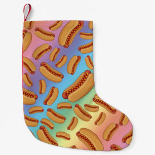 Petite Chaussette De Noël Hôtes Rainbow